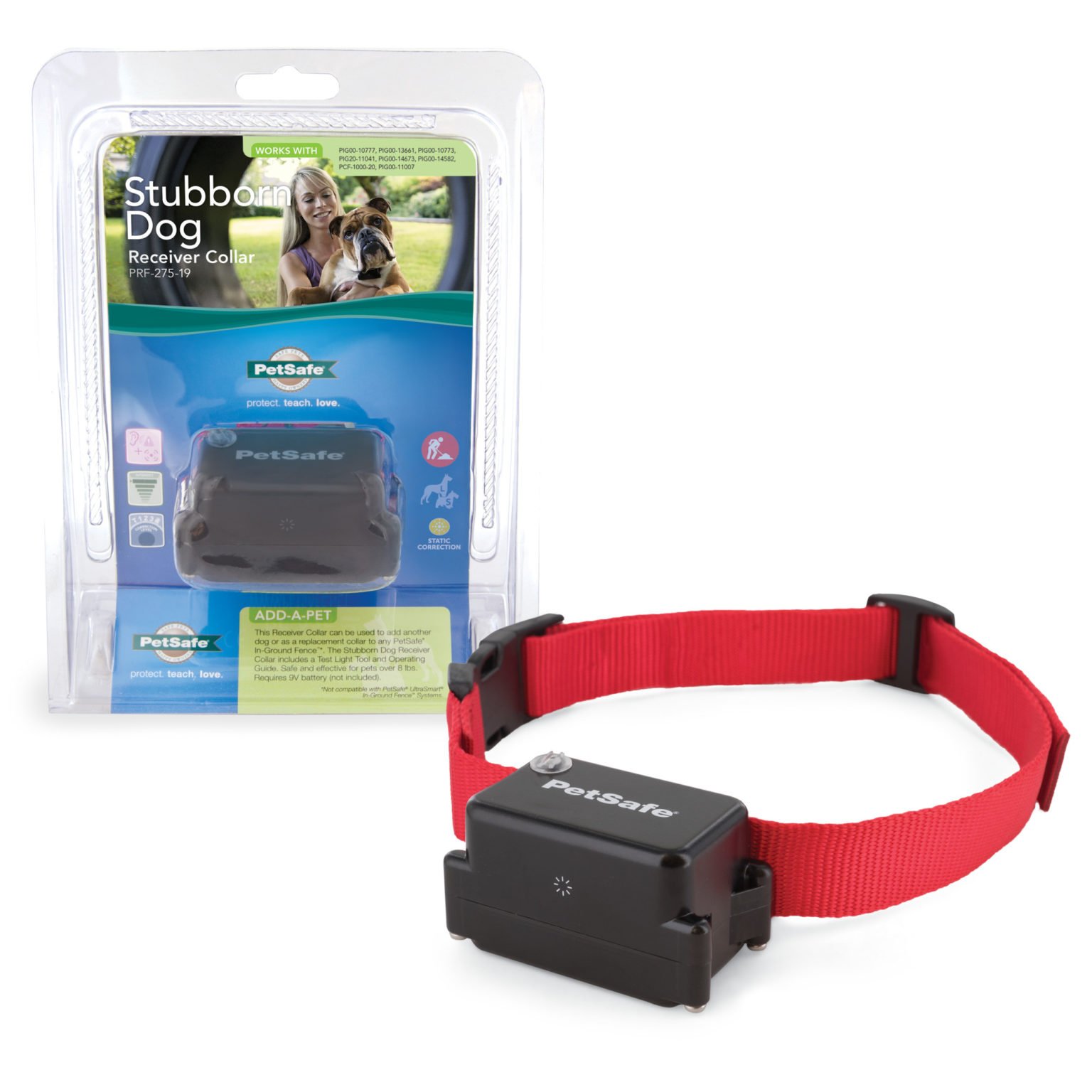 PRF-275-19 Stubborn Dog In-Ground Fence™ Receiver Collar by PetSafe® - Chew Proof Dog Beds