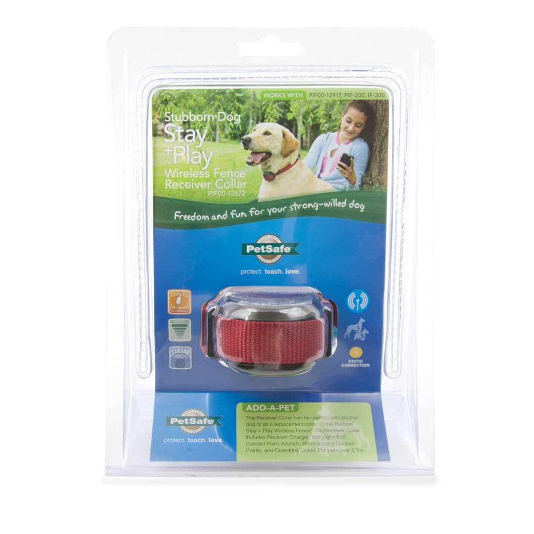 PIF00-13672 Stubborn Dog Stay & Play® Wireless Fence Receiver Collar by  PetSafe® - Chew Proof Dog Beds