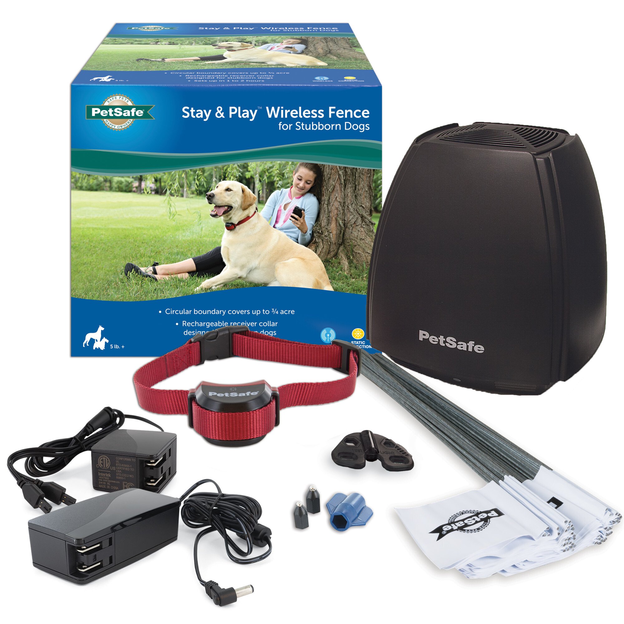 PetSafe Stubborn Dog Stay & Play Wireless Fence Receiver Collar -  PIF00-13672