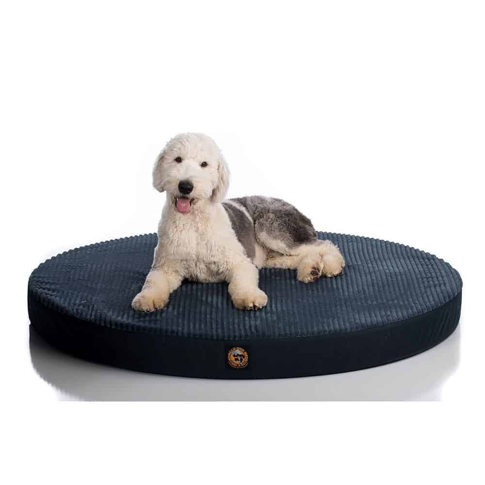 Plush Pup Tough Round Orthopedic Dog Bed