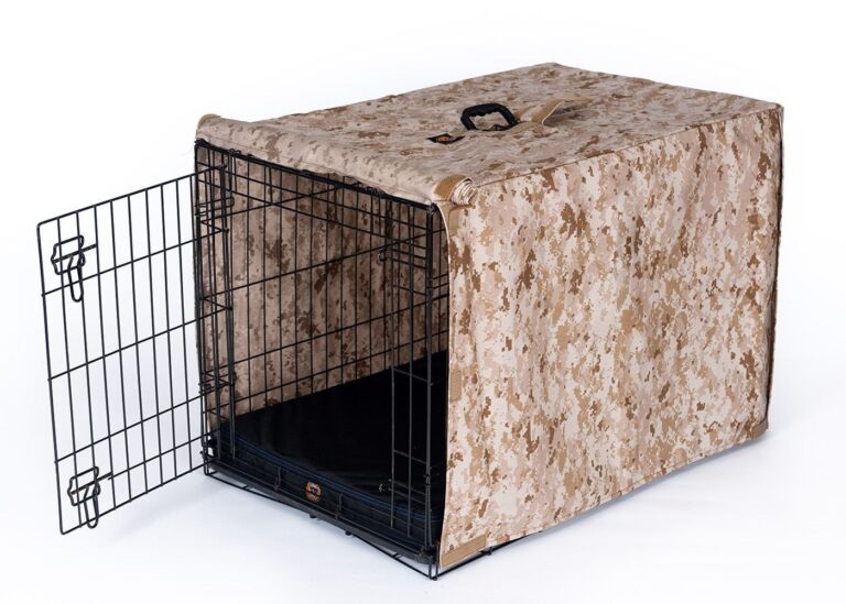 Beautiful view of Camo Dog Crate Mat