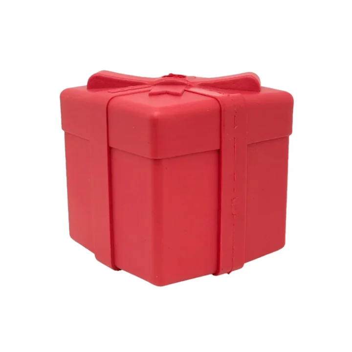 NEW! Gift Box Durable Rubber Chew Toy & Treat Dispenser